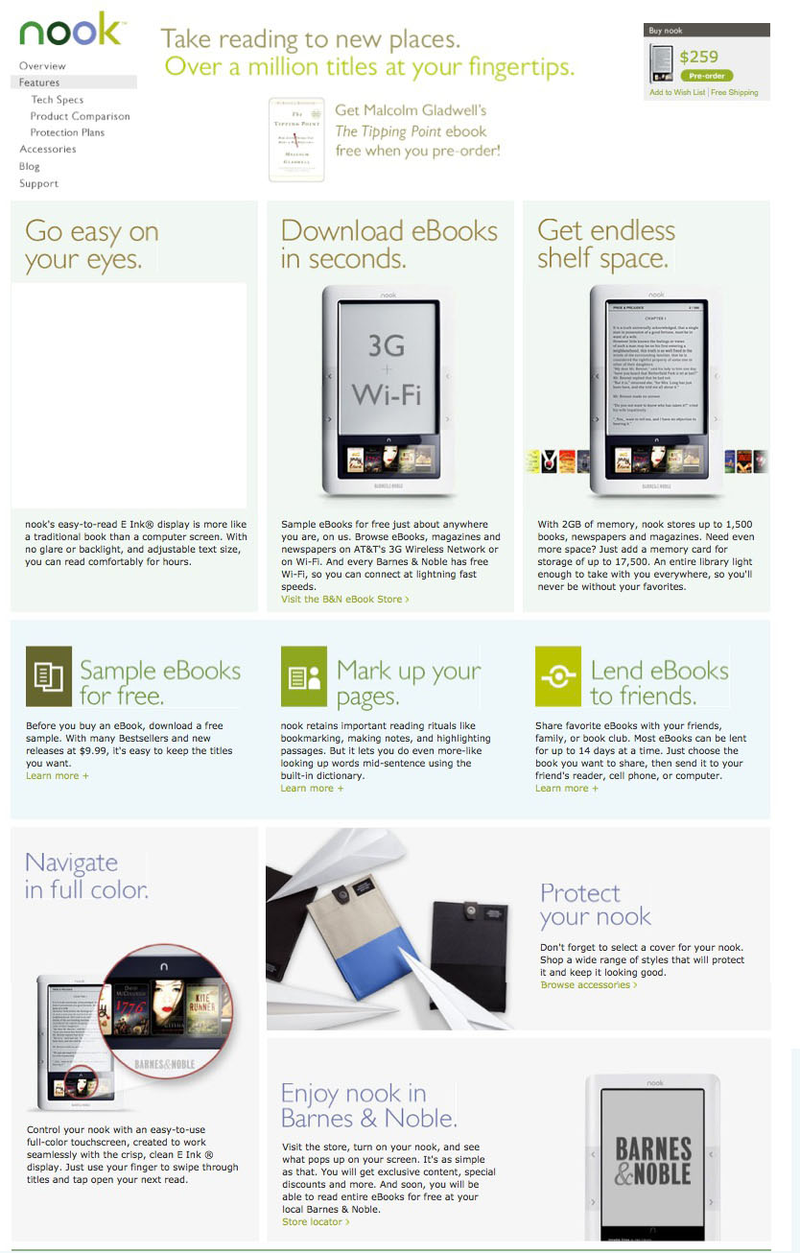 Illustration for article titled Barnes & Noble's Dual-Screen Nook: $260, Eats the Kindle's Lunch
